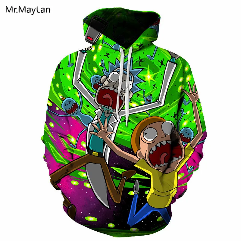 Hiphop Cartoon Funny Rick and Morty 3D Print Jacket Hipster Hoodie Men/Women Streetwear Pullover Pocket Sweatshirt Boys Coat 5XL
Hiphop Cartoon Funny Rick and Morty 3D Print Jacket Hipster Hoodie Men/Women Streetwear Pullover Pocket Sweatshirt Boys Coat 5XL
