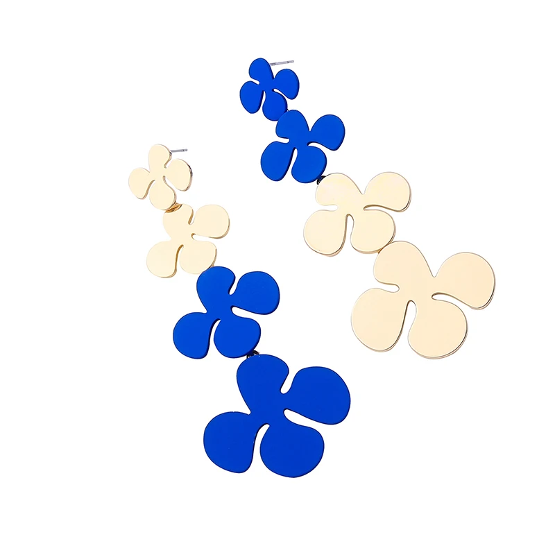 Four Leaf Clover Long Earrings Pendants Gold Color Blue Coating Earrings Asymmetric Wedding Women New Arrival Fashion Jewelry
Four Leaf Clover Long Earrings Pendants Gold Color Blue Coating Earrings Asymmetric Wedding Women New Arrival Fashion Jewelry