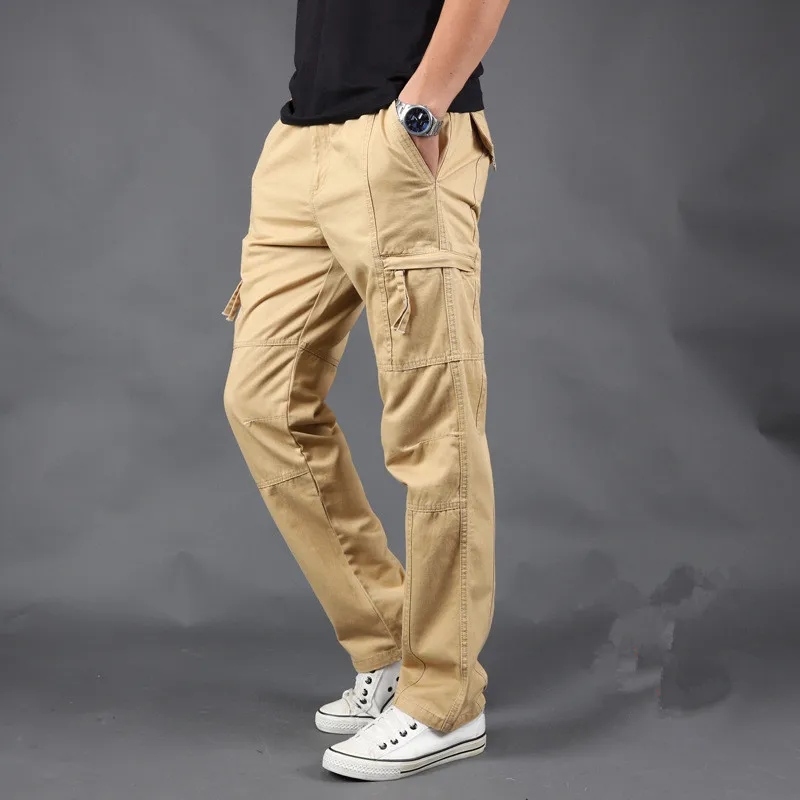2019 Top Spring Autumn Multi-Pocket Solid Mens Cargo Pants High Quality Casual Loose Workout Men Trousers Plus Size 4XL
2019 Top Spring Autumn Multi-Pocket Solid Mens Cargo Pants High Quality Casual Loose Workout Men Trousers Plus Size 4XL
