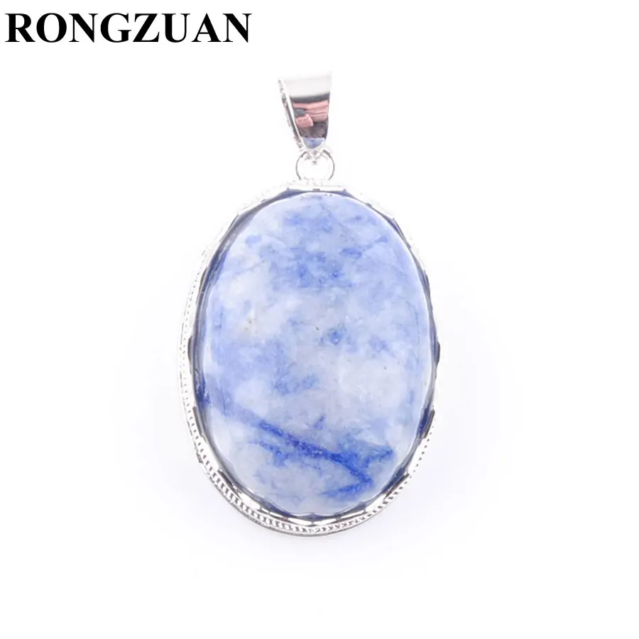 RONGZUAN Lovely Natural Blue-veins Stone Egg Shape Bead Pendant & Necklace Chain Reiki Healing Women Jewelry Gifts TN3647
RONGZUAN Lovely Natural Blue-veins Stone Egg Shape Bead Pendant & Necklace Chain Reiki Healing Women Jewelry Gifts TN3647