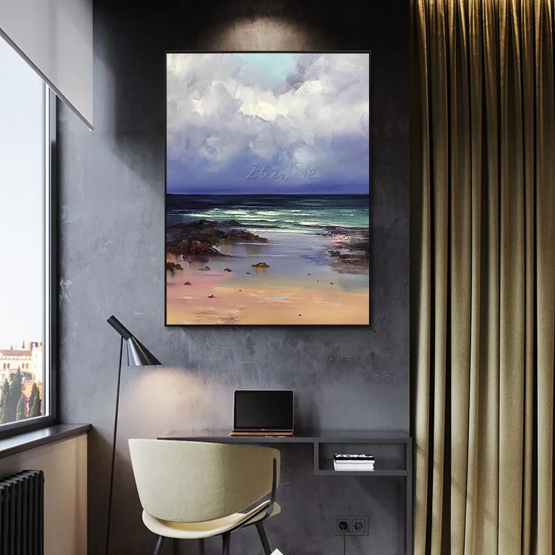 Modern abstract painting on canvas art acrylic painting original seascape Wall Art pictures for living room home decors caudros
Modern abstract painting on canvas art acrylic painting original seascape Wall Art pictures for living room home decors caudros