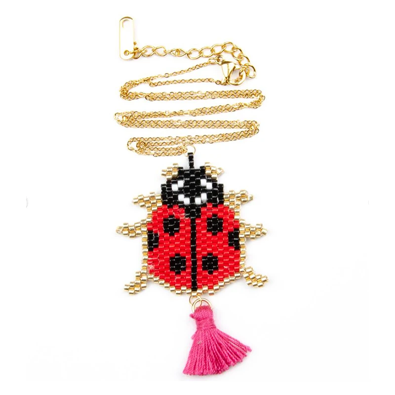 SHINUSBOHO Cute Ladybug Necklace for Women Kawaii Insect Pendant Girls Ladybird Gold Chain Long Necklaces Beetle kolye jewellery
SHINUSBOHO Cute Ladybug Necklace for Women Kawaii Insect Pendant Girls Ladybird Gold Chain Long Necklaces Beetle kolye jewellery