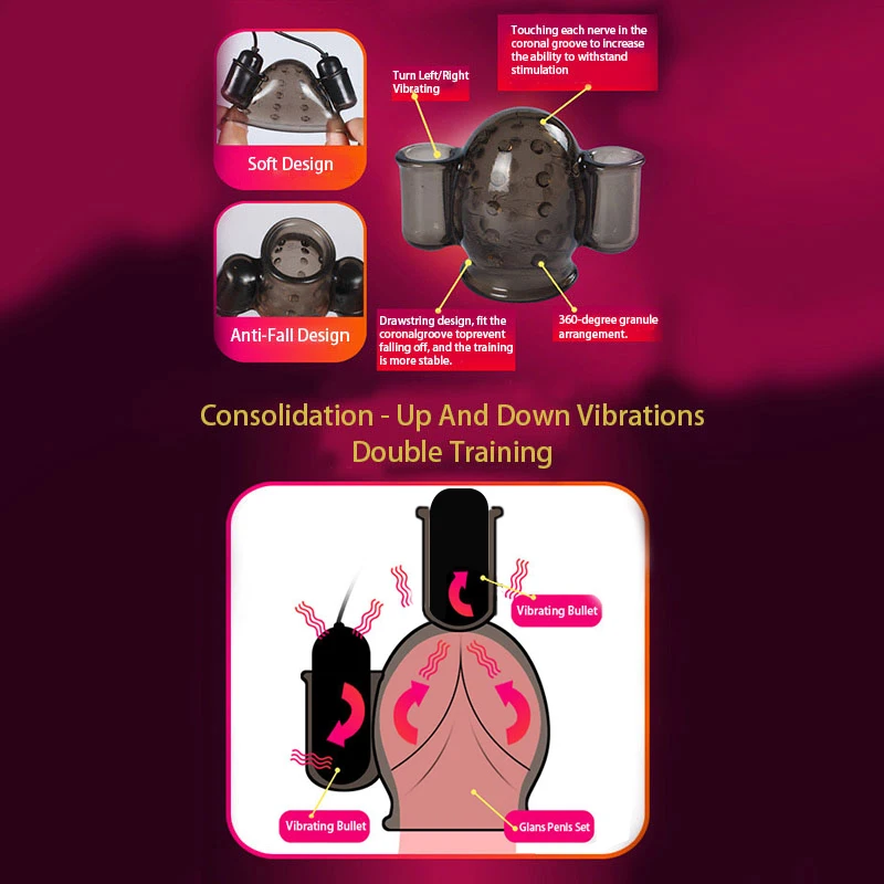 Glans Vibrators For Men Penis Exercise Training Massage,Erotic Masturbation Cup,Sex Toys For Adults,masturbator for men,sex Shop