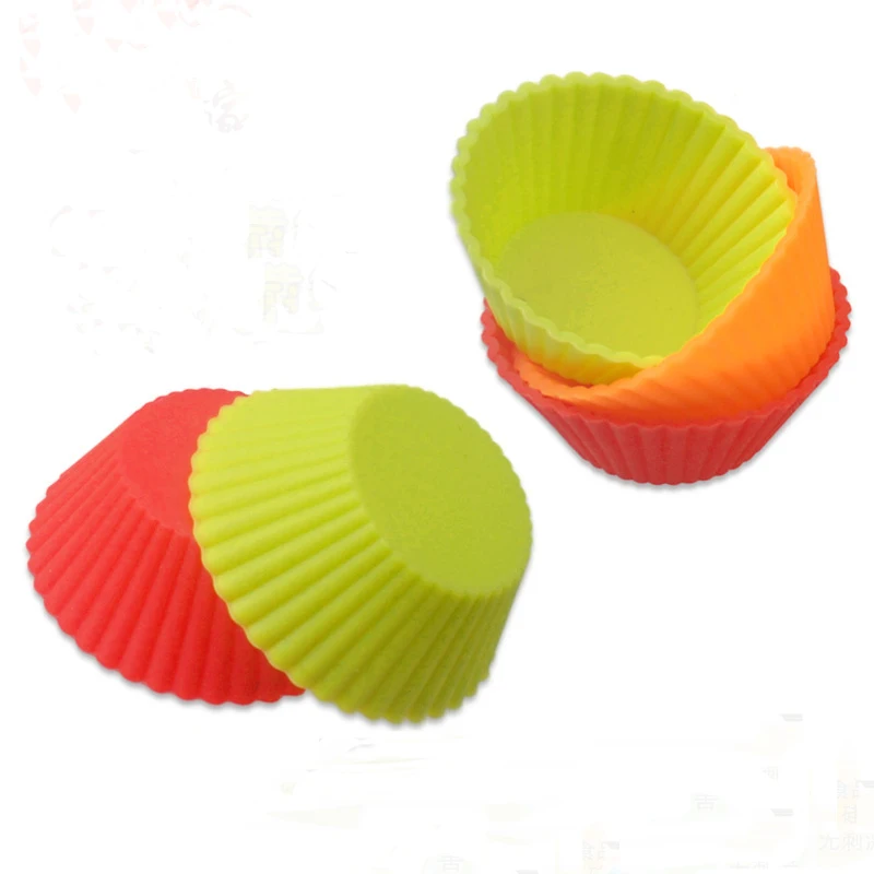 6pcs Cupcake Liners Mold Muffin Round Silicone Cup Cake Tool Bakeware Baking Pastry Tools Kitchen Gadgets
6pcs Cupcake Liners Mold Muffin Round Silicone Cup Cake Tool Bakeware Baking Pastry Tools Kitchen Gadgets