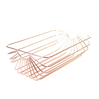 Nordic Style Iron Rose Gold Storage Basket Kitchen Fruit Food Basket For Living Room Kitchen Organizer Basket
Nordic Style Iron Rose Gold Storage Basket Kitchen Fruit Food Basket For Living Room Kitchen Organizer Basket