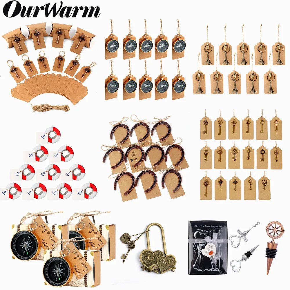 OurWarm Wedding Favors Paper Candy Box Bottle Keys Opener With Tags Marriage Wedding Gifts for Guest Souvenir Party Decoration
OurWarm Wedding Favors Paper Candy Box Bottle Keys Opener With Tags Marriage Wedding Gifts for Guest Souvenir Party Decoration