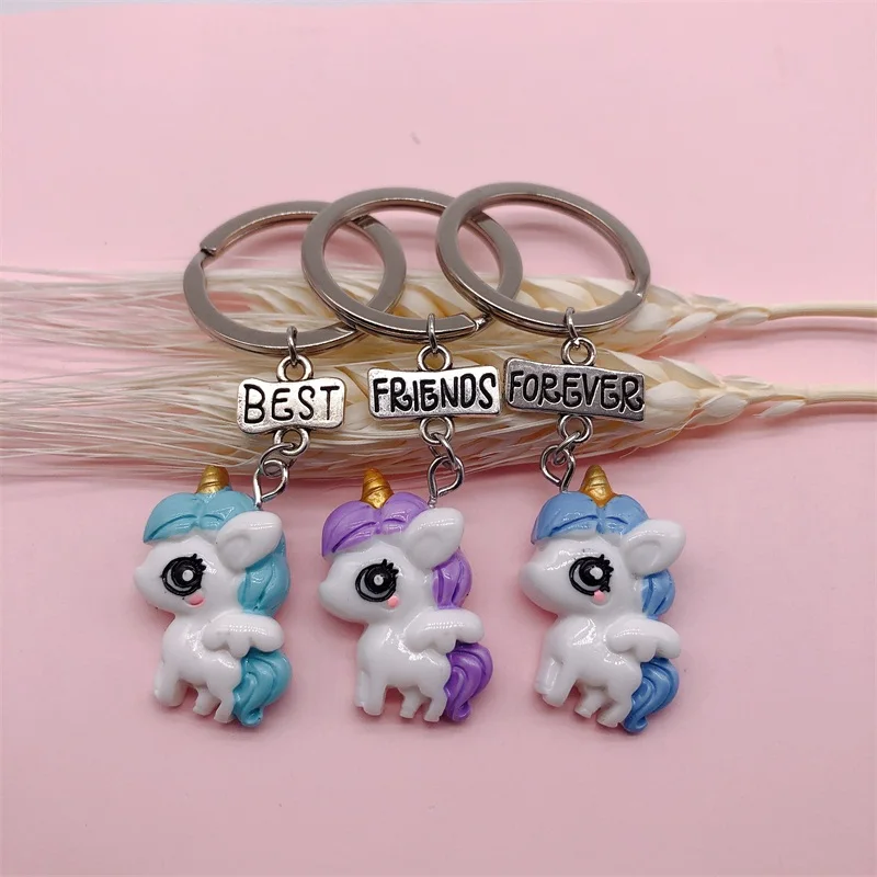 MINGQI Cartoon Animal Unicorn BFF Best Friends Forever Keychain Creative Fun Bags Best Friends Gifts For Kids Accessories
MINGQI Cartoon Animal Unicorn BFF Best Friends Forever Keychain Creative Fun Bags Best Friends Gifts For Kids Accessories