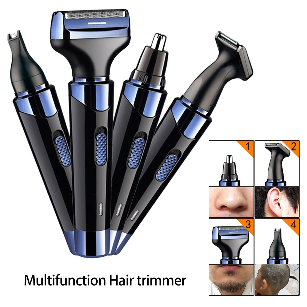 4 in 1 Professional Electric Nose Ear Hair Trimmer Face Hair Trimmer Rechargeable Beard Eyebrow Trimmer Electric Nose Ear Shaver
4 in 1 Professional Electric Nose Ear Hair Trimmer Face Hair Trimmer Rechargeable Beard Eyebrow Trimmer Electric Nose Ear Shaver