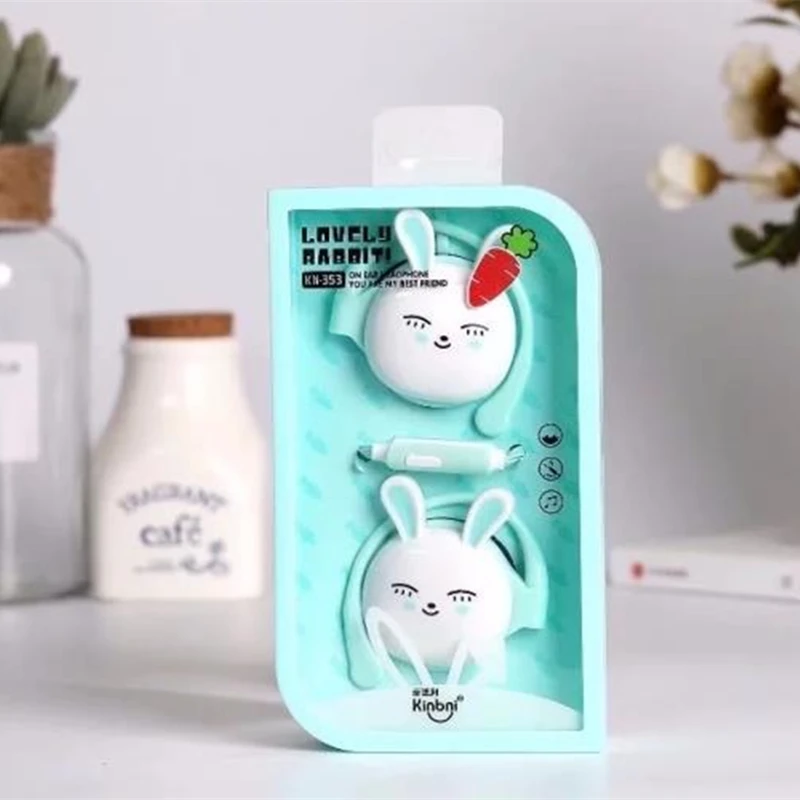 CHICLITS Cute Cartoon Rabbit Earphone 3.5mm Stereo Wire Control Earplug Mic Music Sports Universal For Student Girl Kid Gifts
CHICLITS Cute Cartoon Rabbit Earphone 3.5mm Stereo Wire Control Earplug Mic Music Sports Universal For Student Girl Kid Gifts
