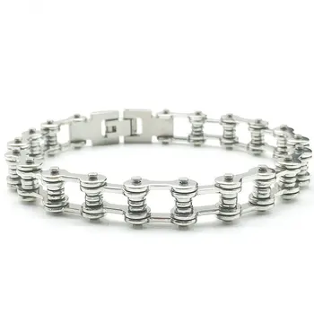 6Pcs/Lot New Fashion Stainless Steel Cycling Silicone Bracelets For Men Riding Motorcycle Bike Punk Bracelet S-142
6Pcs/Lot New Fashion Stainless Steel Cycling Silicone Bracelets For Men Riding Motorcycle Bike Punk Bracelet S-142