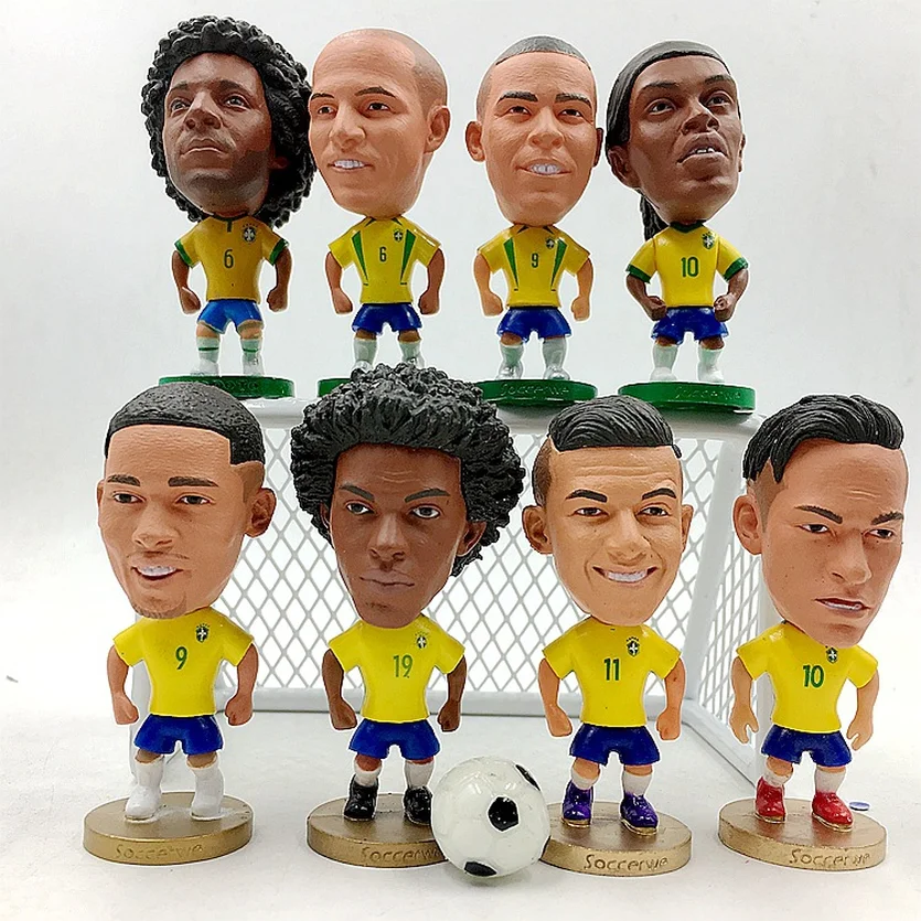 Alfudu Ronaldo Lima Doll 2002 Brasil 9# National Team Yellow Kit Striker Figurine 2.6 Inches Height Champion Resin 2019
Alfudu Ronaldo Lima Doll 2002 Brasil 9# National Team Yellow Kit Striker Figurine 2.6 Inches Height Champion Resin 2019