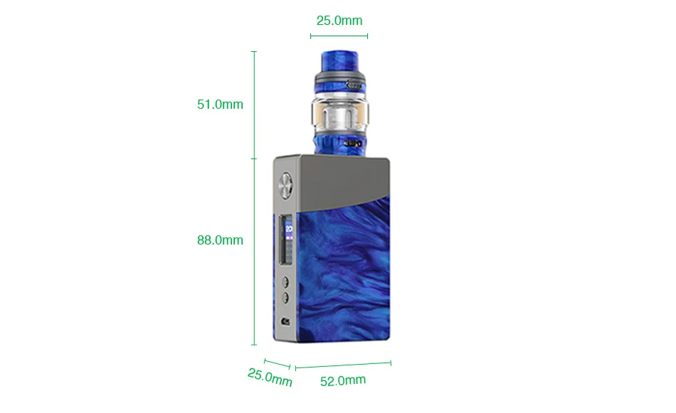 Original Geekvape NOVA 200W TC Kit with 2ml/4ml Alpha Tank & MeshMellow coil & Advanced AS Chip E-cig Vape NOVA Kit No Battery