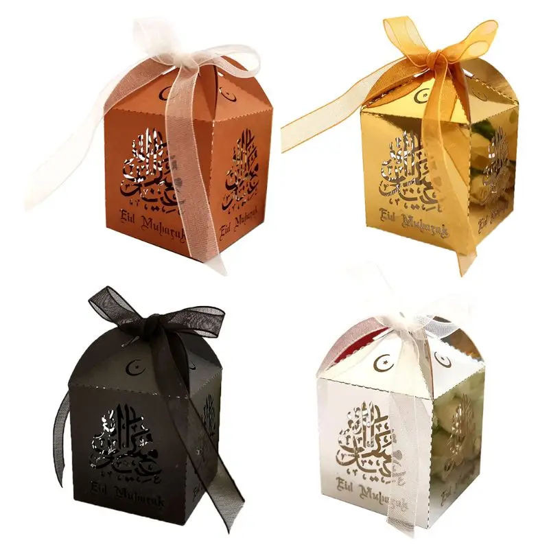 25pcs Laser Cut Hollow Candy Box With Ribbon Muslim Eid Mubarak Ramadan Party Decoration Wedding Party Favors Boxes
25pcs Laser Cut Hollow Candy Box With Ribbon Muslim Eid Mubarak Ramadan Party Decoration Wedding Party Favors Boxes