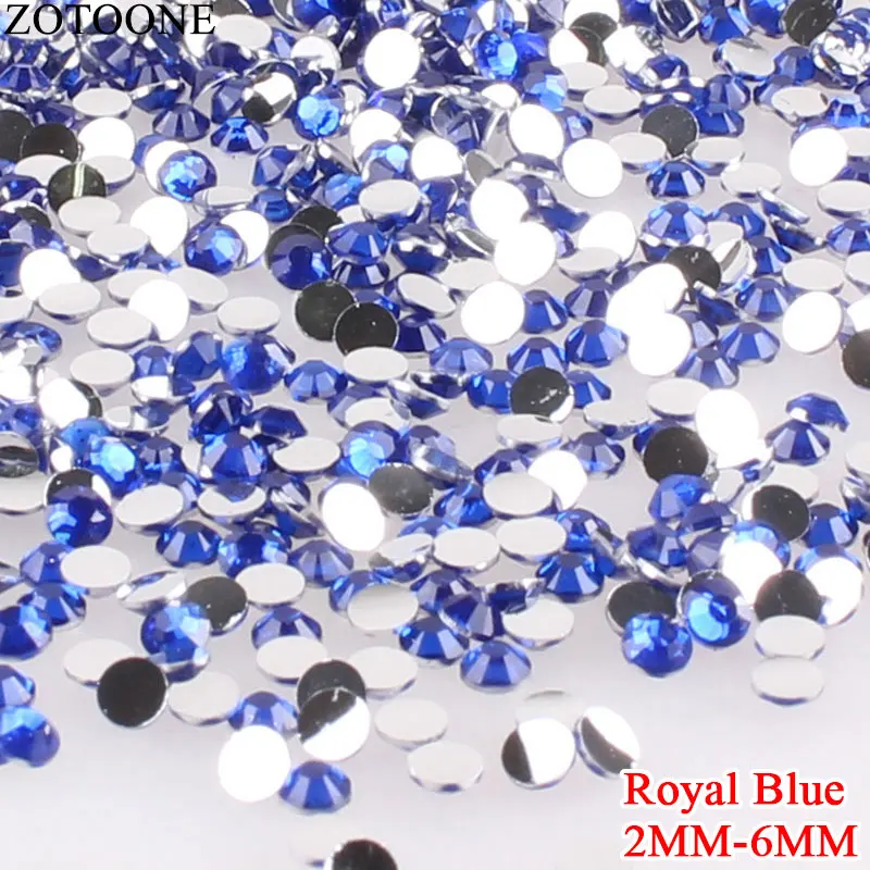 ZOTOONE Royal Blue Resin Flatback Nail Crystal Rhinestone For Clothes Applique Glue On Non Hotfix Rhinestone Decorations Strass
ZOTOONE Royal Blue Resin Flatback Nail Crystal Rhinestone For Clothes Applique Glue On Non Hotfix Rhinestone Decorations Strass