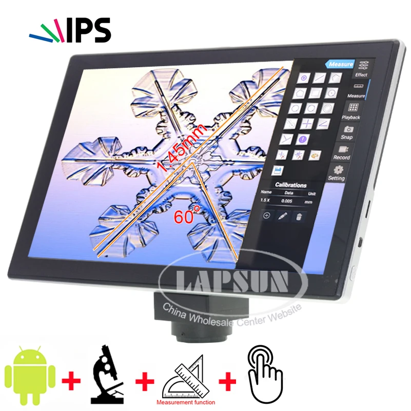 9.7 inches IPS 2048*1536 Retinal Screen Touch Screen Android Pad Measuring function + C-mount 5.0MP Digital Microscope Camera
9.7 inches IPS 2048*1536 Retinal Screen Touch Screen Android Pad Measuring function + C-mount 5.0MP Digital Microscope Camera