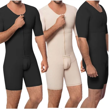 Waist Trainer Men Shapewear Open Crotch Front Zipper Sexy Bodysuit Butt Lifter Male Tummy Short Sleeve Big Size 6XL Dropshipping 
Waist Trainer Men Shapewear Open Crotch Front Zipper Sexy Bodysuit Butt Lifter Male Tummy Short Sleeve Big Size 6XL Dropshipping