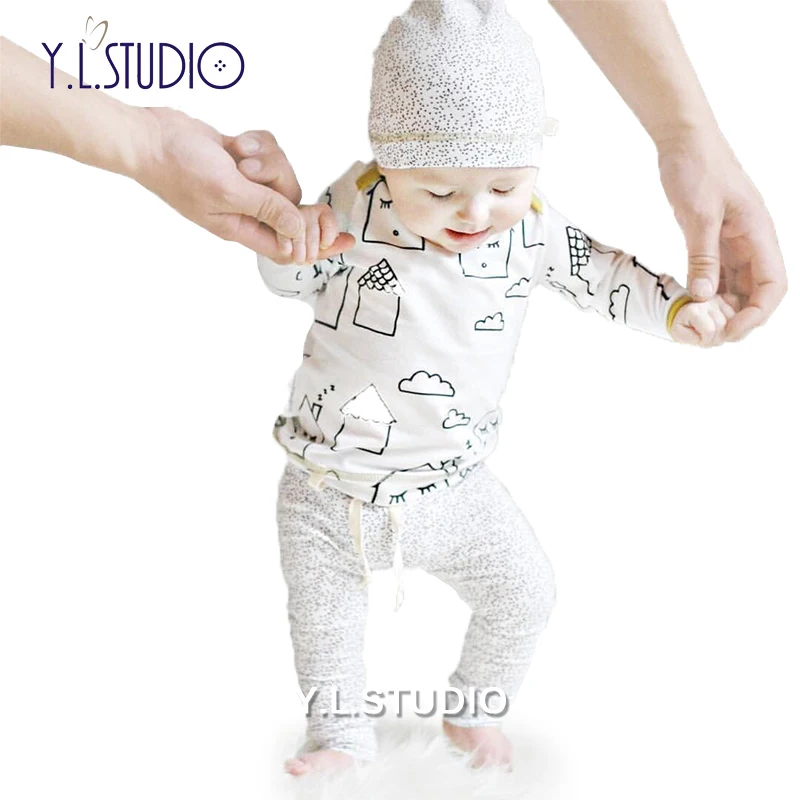Spring Autumn Baby Unisex Cotton Clothes Set Long sleeve Print Top Pant and Hat 3PCS/Set Baby Girls Boys Clothing
Spring Autumn Baby Unisex Cotton Clothes Set Long sleeve Print Top Pant and Hat 3PCS/Set Baby Girls Boys Clothing