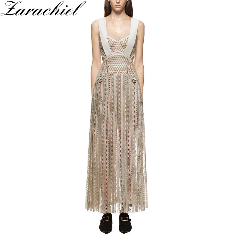 Self Portrait Vintage Lace Patchwork Tassels High Split Strap Dress 2019 Summer Women Strapless Hollow Out Waist Sexy Long Dress
Self Portrait Vintage Lace Patchwork Tassels High Split Strap Dress 2019 Summer Women Strapless Hollow Out Waist Sexy Long Dress