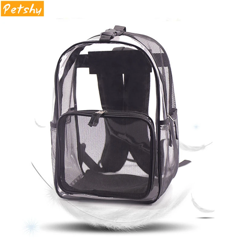 

Petshy Dog Backpack Carriers Kitty Puppy Cozy Breathable Mesh Pet Carrier Cat Bag Outdoor Travel Foldable Small Dogs Backpacks