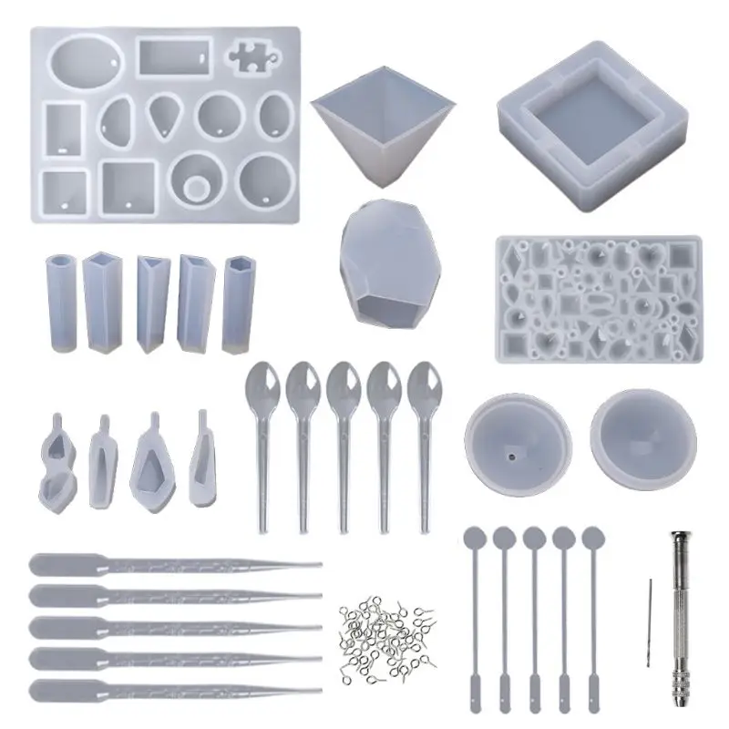 1 Set Silicone Mold Jewelry Epoxy Mould Tool Set For DIY Craftsmanship Pendant Bracelet Mold Decoration Handmade Tools
1 Set Silicone Mold Jewelry Epoxy Mould Tool Set For DIY Craftsmanship Pendant Bracelet Mold Decoration Handmade Tools