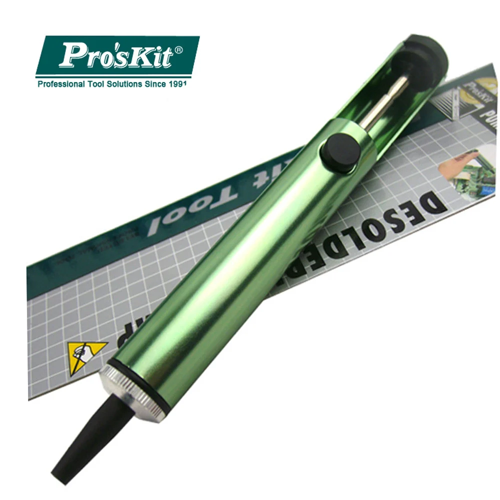 

100% Original Pro'sKit 8PK-366D Anti-static Solder Sucker Desoldering Pump Tool Removal Vacuum Soldering Iron Gun