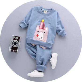 2018 Boys and Girls Leisure Sweatshirt +pants suit Children's T-shirts + Trousers Spring Korean 1-4 Year
2018 Boys and Girls Leisure Sweatshirt +pants suit Children's T-shirts + Trousers Spring Korean 1-4 Year