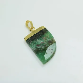 Green Chrysoprase stone horn pendants for women natural 24k gold cap raw jewelry semi-precious chakra healing vintage rough
Green Chrysoprase stone horn pendants for women natural 24k gold cap raw jewelry semi-precious chakra healing vintage rough