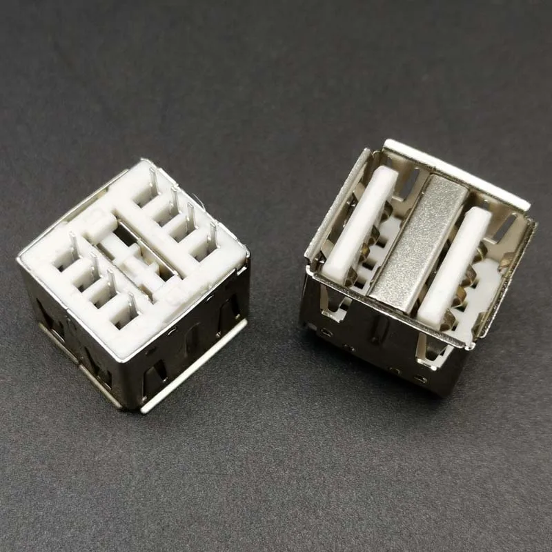 10pcs/lot 2.0USB female socket 180 degree Short body 10.5mm Double layer USB socket
10pcs/lot 2.0USB female socket 180 degree Short body 10.5mm Double layer USB socket