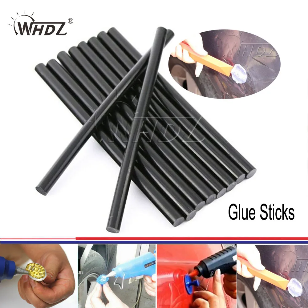 WHDZ 10 Pack of 1.1cm x 21.8cm Paintless Dent Repair Melt Glue Adhesive Sticks for Heating Glue Gun Hot Melt Glue Stick
WHDZ 10 Pack of 1.1cm x 21.8cm Paintless Dent Repair Melt Glue Adhesive Sticks for Heating Glue Gun Hot Melt Glue Stick