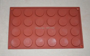Even 24-hole round Silicone Cake Chocolate Soap Pudding Jelly Candy Ice Cookie Biscuit Mold Mould Pan Bakeware Wholesales
Even 24-hole round Silicone Cake Chocolate Soap Pudding Jelly Candy Ice Cookie Biscuit Mold Mould Pan Bakeware Wholesales