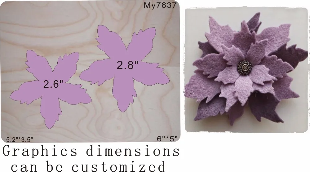 handmade flower -6 wood moulds die cut accessories wooden die Regola Acciaio Die Misura (MY )
handmade flower -6 wood moulds die cut accessories wooden die Regola Acciaio Die Misura (MY )