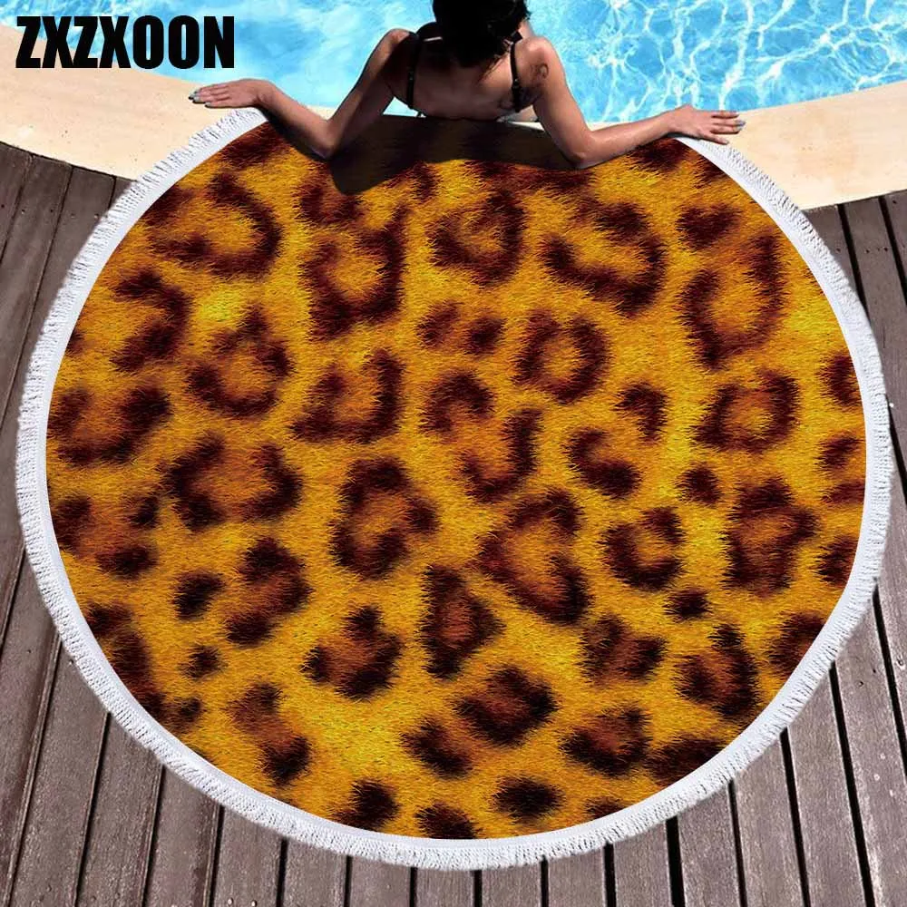 Towels Bathroom Leopard Bath Towels for Adults Summer Swimming Picnic Mat Tapestry Travel Blanket Round Beach Towel with Tassels
Towels Bathroom Leopard Bath Towels for Adults Summer Swimming Picnic Mat Tapestry Travel Blanket Round Beach Towel with Tassels