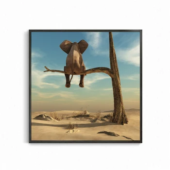 Funny Elephant on Tree Modern Minimalist Canvas Painting Wall Art Pictures Nordic Posters and Prints Home Decor Kids Room Decor
Funny Elephant on Tree Modern Minimalist Canvas Painting Wall Art Pictures Nordic Posters and Prints Home Decor Kids Room Decor