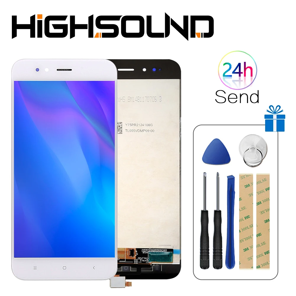 5.5" LCD Display For XIAOMI Mi A1 / Mi 5X LCD Touch Screen Digitizer Assembly With Frame Replacement For xiaomi A1 xiaomi 5X
5.5" LCD Display For XIAOMI Mi A1 / Mi 5X LCD Touch Screen Digitizer Assembly With Frame Replacement For xiaomi A1 xiaomi 5X