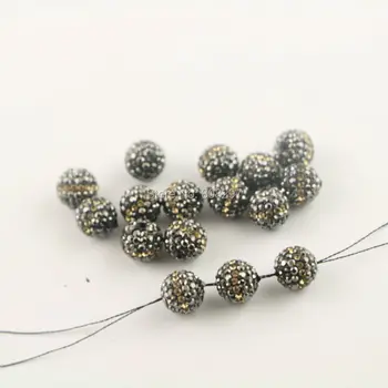 Wholesale DIY 50Pcs 10mm Round shape Spacer Beads,Crystal Rhinestone Paved Loose Beads For Jewelry Making
Wholesale DIY 50Pcs 10mm Round shape Spacer Beads,Crystal Rhinestone Paved Loose Beads For Jewelry Making