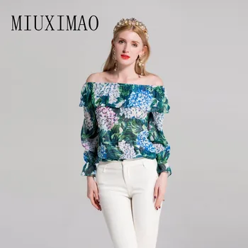 2018 Spring & Autumn New Arrival Fashion Casual Slash Neck Full Sleeve Patchwork Ruffles Leaf Print Elegant Blouse Women
2018 Spring & Autumn New Arrival Fashion Casual Slash Neck Full Sleeve Patchwork Ruffles Leaf Print Elegant Blouse Women