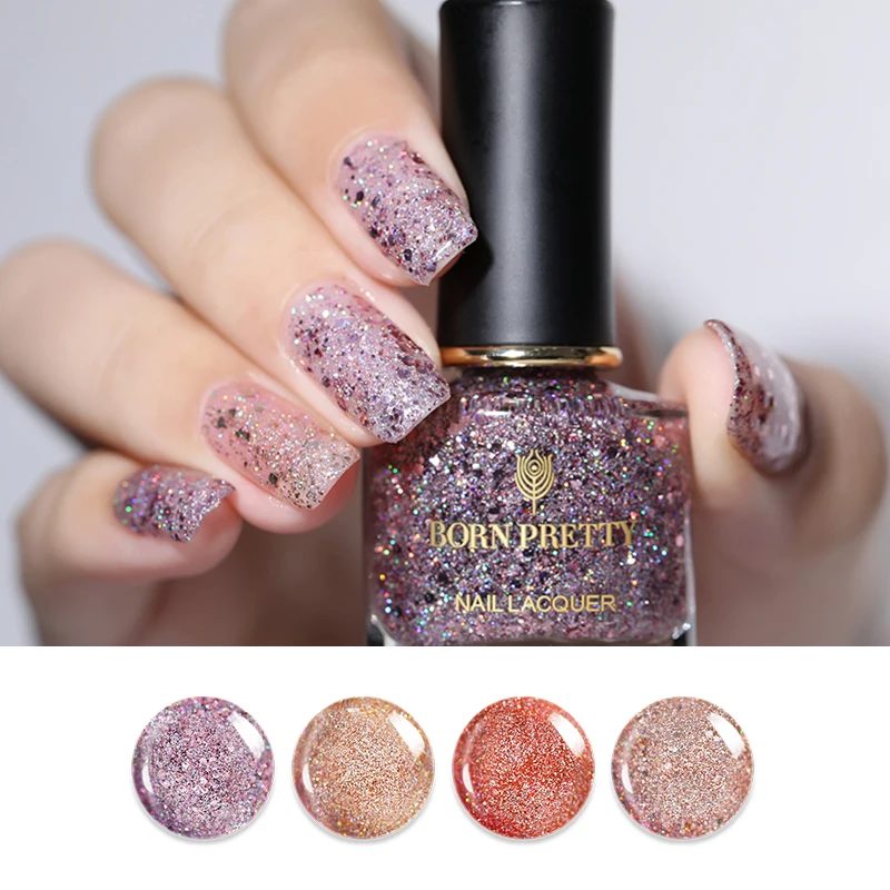 BORN PRETTY 6ml Holo Rose Gold Nail Polish Holographic Laser Air Dry Nail Art Laquer Glitter Sequins Nail Varnish
BORN PRETTY 6ml Holo Rose Gold Nail Polish Holographic Laser Air Dry Nail Art Laquer Glitter Sequins Nail Varnish