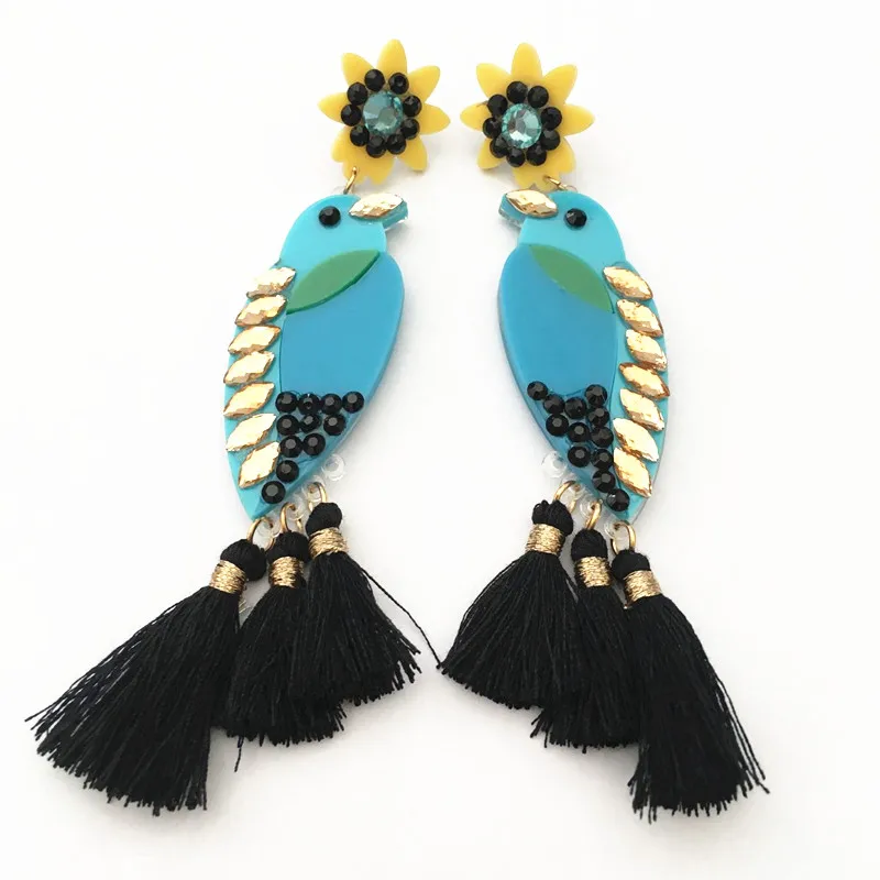 Dong mu jewelry 2018 new fashion acrylic bird earrings parrot tassel ladies fashion pretty earrings wild single birthday gift
Dong mu jewelry 2018 new fashion acrylic bird earrings parrot tassel ladies fashion pretty earrings wild single birthday gift