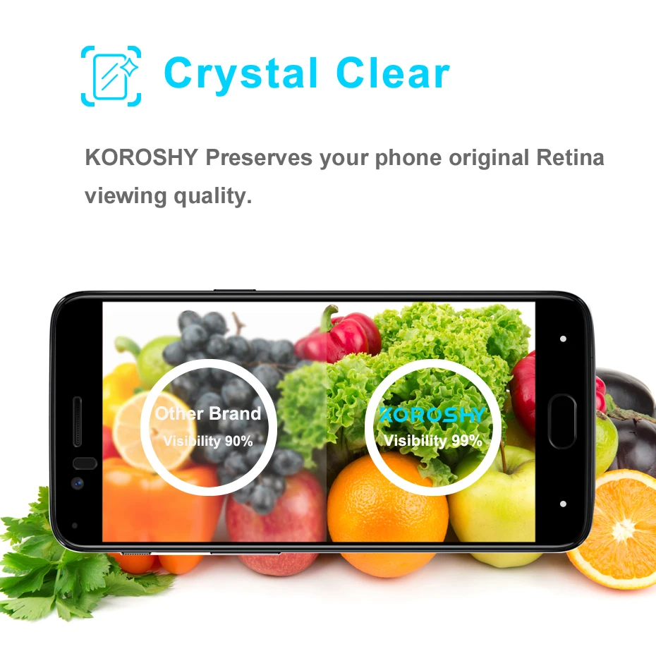 KOROSHY Full Cover Tempered Glass for OnePlus 5 Five OnePlus5 One Plus 5 1+5 Pro Prime Screen Protector Anti-Scratch Glass Film (3)