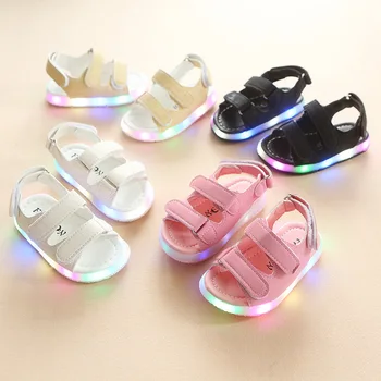 New Children Luminous Shoes Boys Girls Sandals Shoes Baby Flashing Lights Fashion Sandals Toddler Little Kid LED Sandals
New Children Luminous Shoes Boys Girls Sandals Shoes Baby Flashing Lights Fashion Sandals Toddler Little Kid LED Sandals