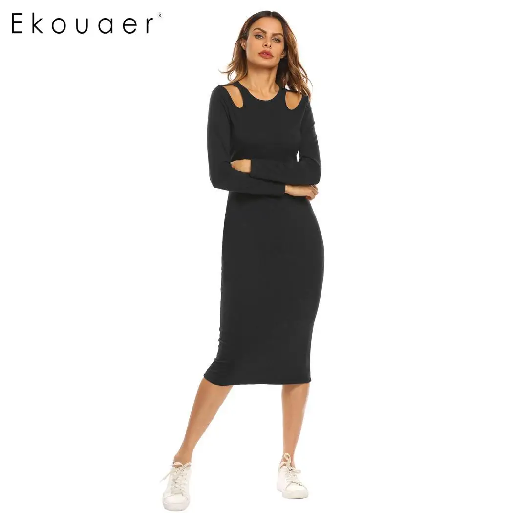 Ekouaer Sexy Sleepwear Women Spring Autumn Nightgown O-Neck Long Sleeve Cut Out Solid Slim Fit Midi Night Dress Sleepshirts
Ekouaer Sexy Sleepwear Women Spring Autumn Nightgown O-Neck Long Sleeve Cut Out Solid Slim Fit Midi Night Dress Sleepshirts