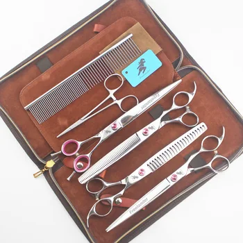 7inch Pet scissors sets,Straight & Thinning & Curved Scissor,3pcs /set,Free shipping
7inch Pet scissors sets,Straight & Thinning & Curved Scissor,3pcs /set,Free shipping