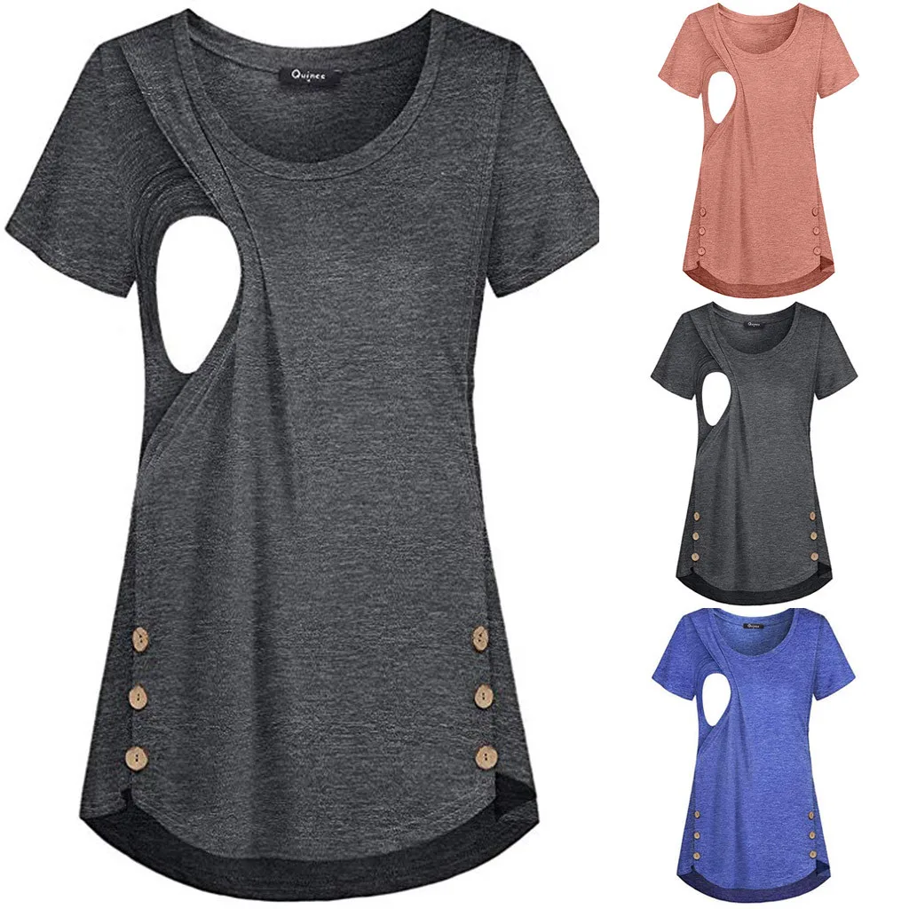 pregnancy dress summer Fashion Pregnant Women Solid Color Button Breastfeeding Pregnant Women Shirt vestido de maternidad6.794gg
pregnancy dress summer Fashion Pregnant Women Solid Color Button Breastfeeding Pregnant Women Shirt vestido de maternidad6.794gg