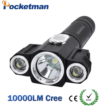 High Quality Tactical 3000 Lumen 3 LEDs rotating T6+2*XPE LED Flashlight Torch Light 5 Modes 18650 Hunting
High Quality Tactical 3000 Lumen 3 LEDs rotating T6+2*XPE LED Flashlight Torch Light 5 Modes 18650 Hunting