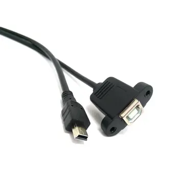 Printer Panel Mount Cable Screw Mini USB 5 Pin Male to USB 2.0 B Female Mini USB to USB Type B Female Cable Adapter 30cm/50cm
Printer Panel Mount Cable Screw Mini USB 5 Pin Male to USB 2.0 B Female Mini USB to USB Type B Female Cable Adapter 30cm/50cm