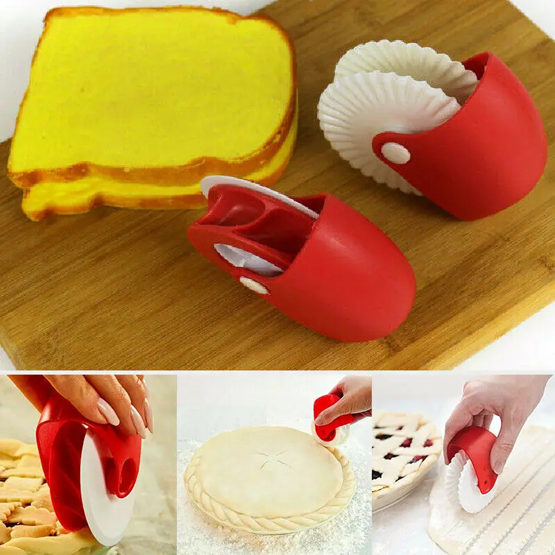1pc DIY Device Kitchenware Two-form Pastry Cutter Round Plastic Pizza Cutter Rust-Proof Pasta Cutter Smooth Cutting Tool
1pc DIY Device Kitchenware Two-form Pastry Cutter Round Plastic Pizza Cutter Rust-Proof Pasta Cutter Smooth Cutting Tool