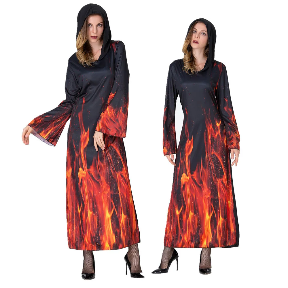 New Hell Flame Devil Witch Costume Women Halloween Masquerade Cosplay Witch Fancy Dress
New Hell Flame Devil Witch Costume Women Halloween Masquerade Cosplay Witch Fancy Dress