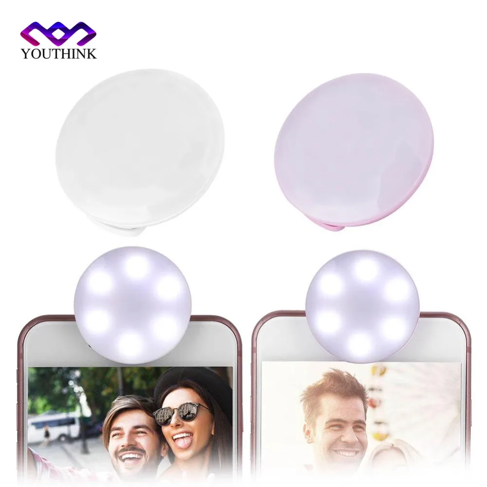 Portable Mini USB Rechargeable Selfie Ring Flash Led Fill Light Lamp Camera Video Spotlight Clip on LED Selfie Lights for iPhone
Portable Mini USB Rechargeable Selfie Ring Flash Led Fill Light Lamp Camera Video Spotlight Clip on LED Selfie Lights for iPhone