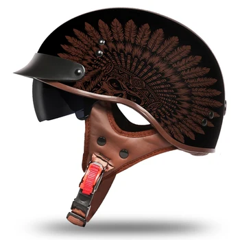 AIS Open Face Motorcycle Motorbike Helmet Retro Moto Helmets Casque Casco Capacete Motoqueiro DOT
AIS Open Face Motorcycle Motorbike Helmet Retro Moto Helmets Casque Casco Capacete Motoqueiro DOT