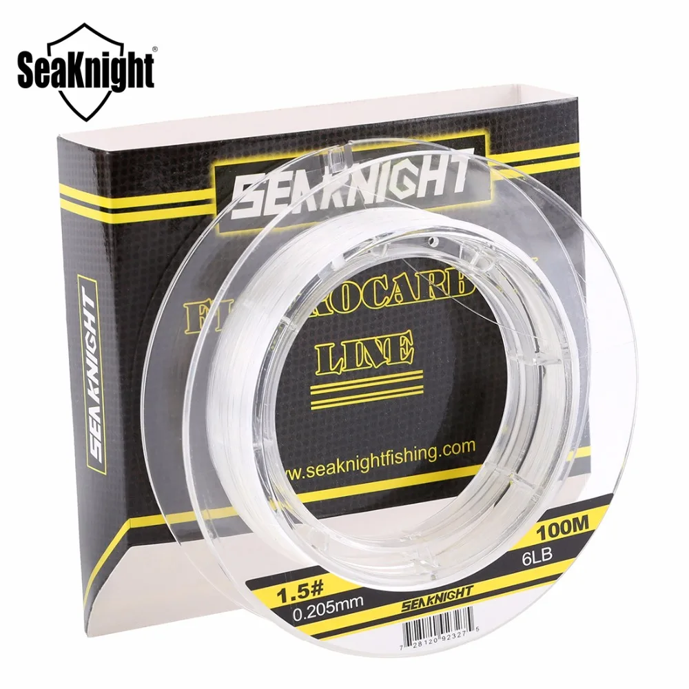 

SeaKnight 50M 100M 100% Japan Material 3-100LB Fluorocarbon Fishing Lines Carbon Fiber Leader Fly Line Fast Sinking Carp Fishing